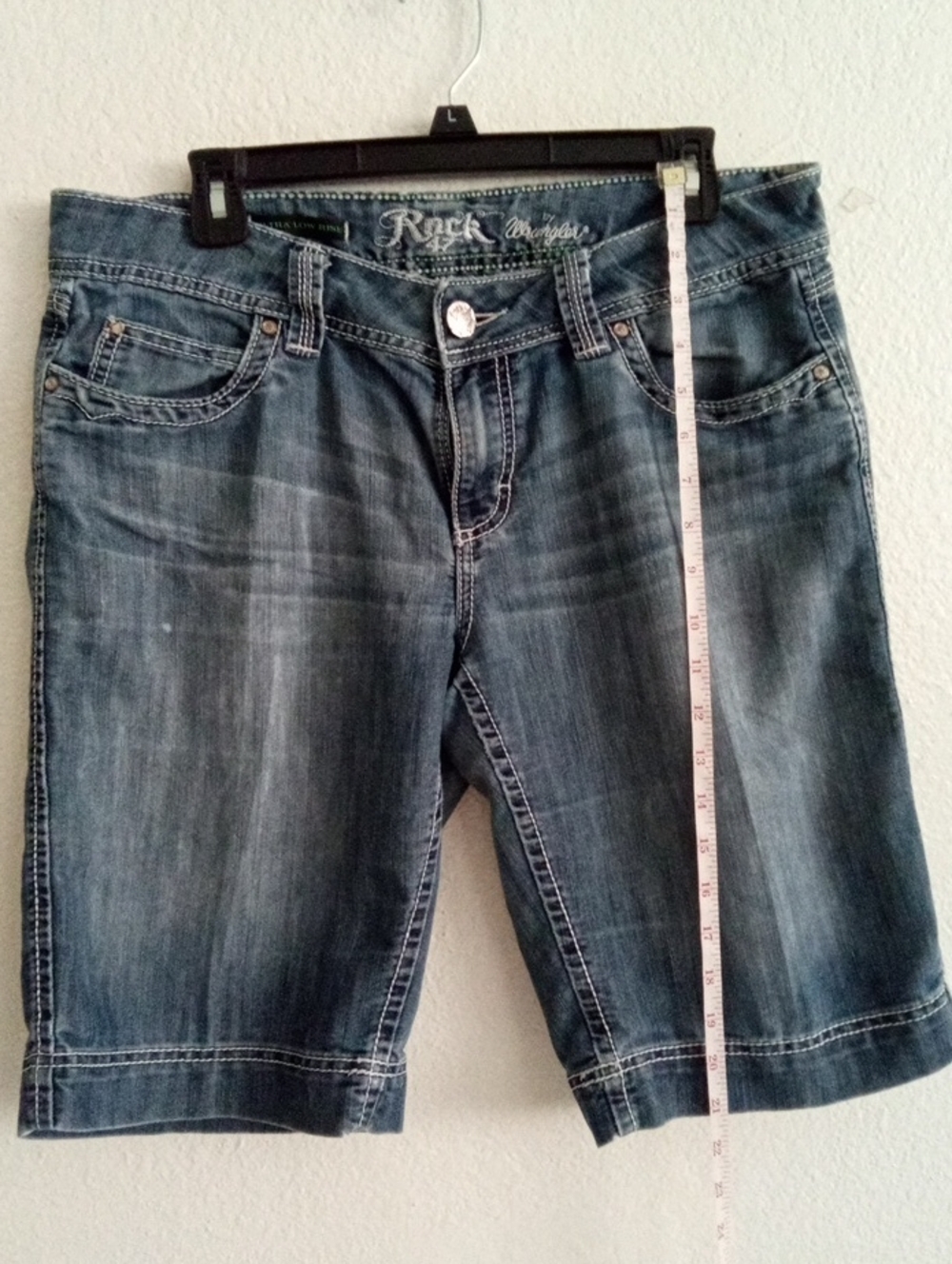 Rock 47 Women's Dark Blue Boyfriend Bermuda Shorts
